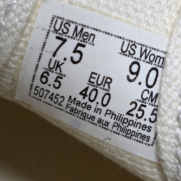 Vans Style 93 Mary Jane Women's Size 9 Beige Linen Canvas Buckle Shoes NEW - Picture 4 of 11